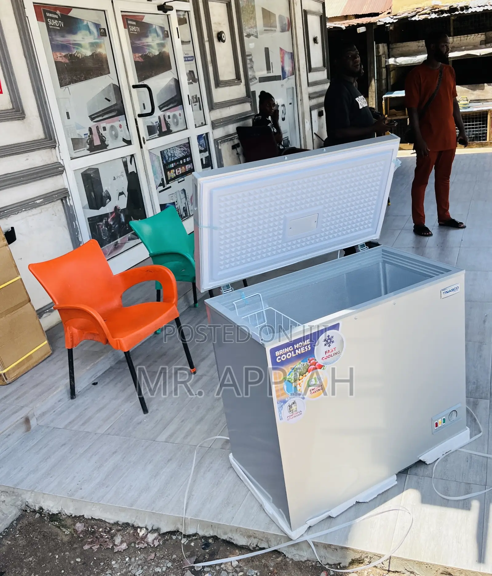 Elegant Nasco Nas250 198ltr 1 Door Chest Freezer.