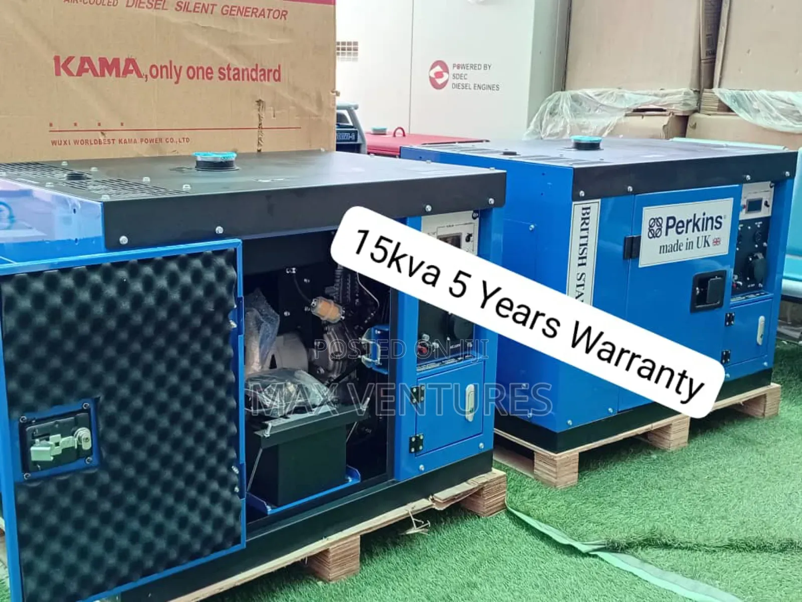 Standby Power Backed 15kva Perkins Diesel Generator