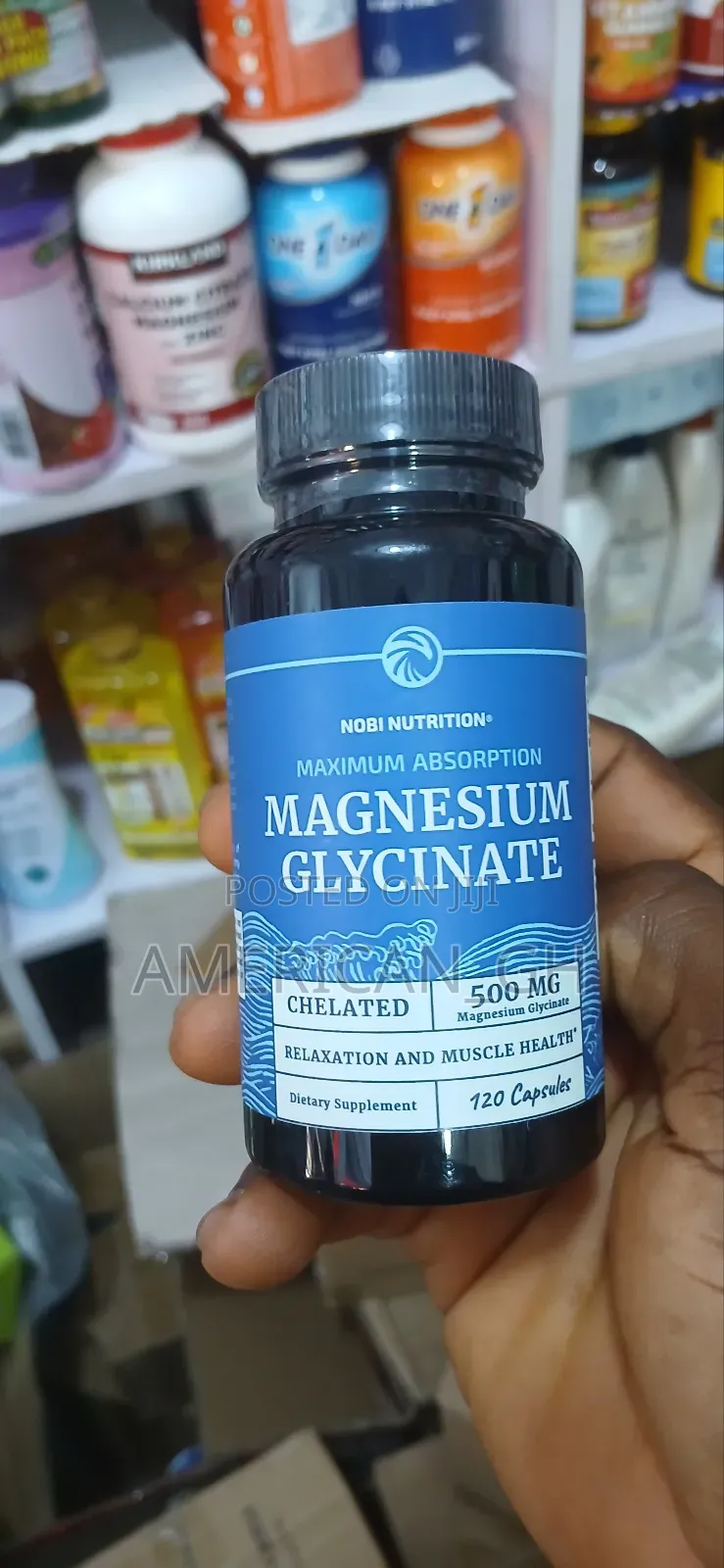 Magnesium Glycinate, 120 Capsules