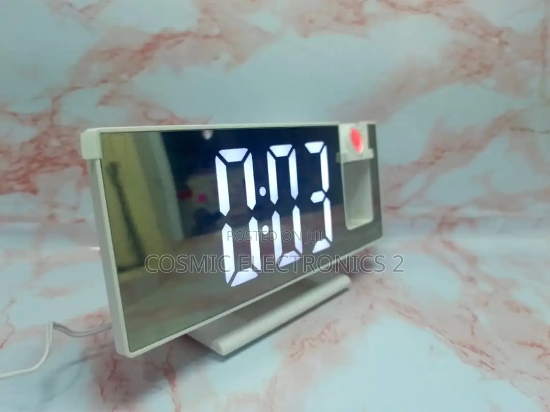 Projector Mirror Alarm Clock