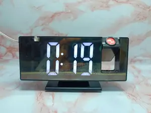 Projector Mirror Alarm Clock