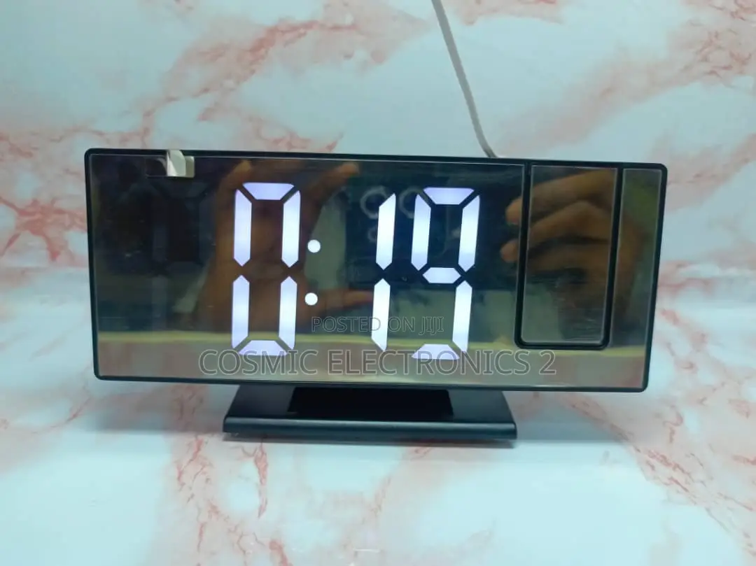 Projector Mirror Alarm Clock