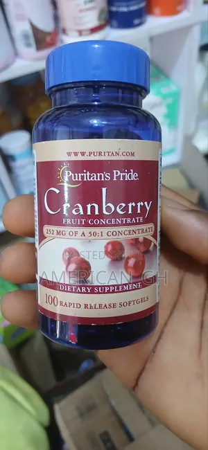 Cranberry Fruit Concentrate, 100 Softgels