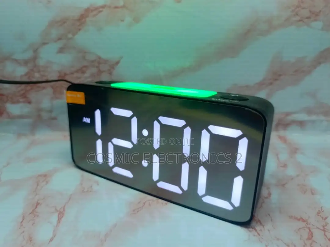 RGB Colorful Digital Alarm Clock With Snooze Button