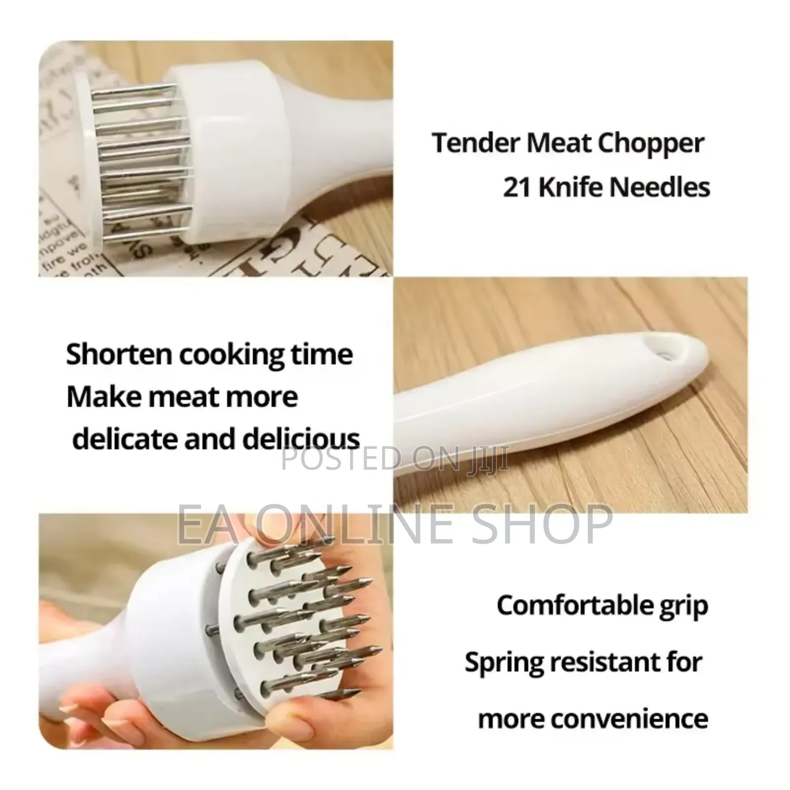 Meat Tenderizer. Ultra Sharp 16 Stainless Blades.