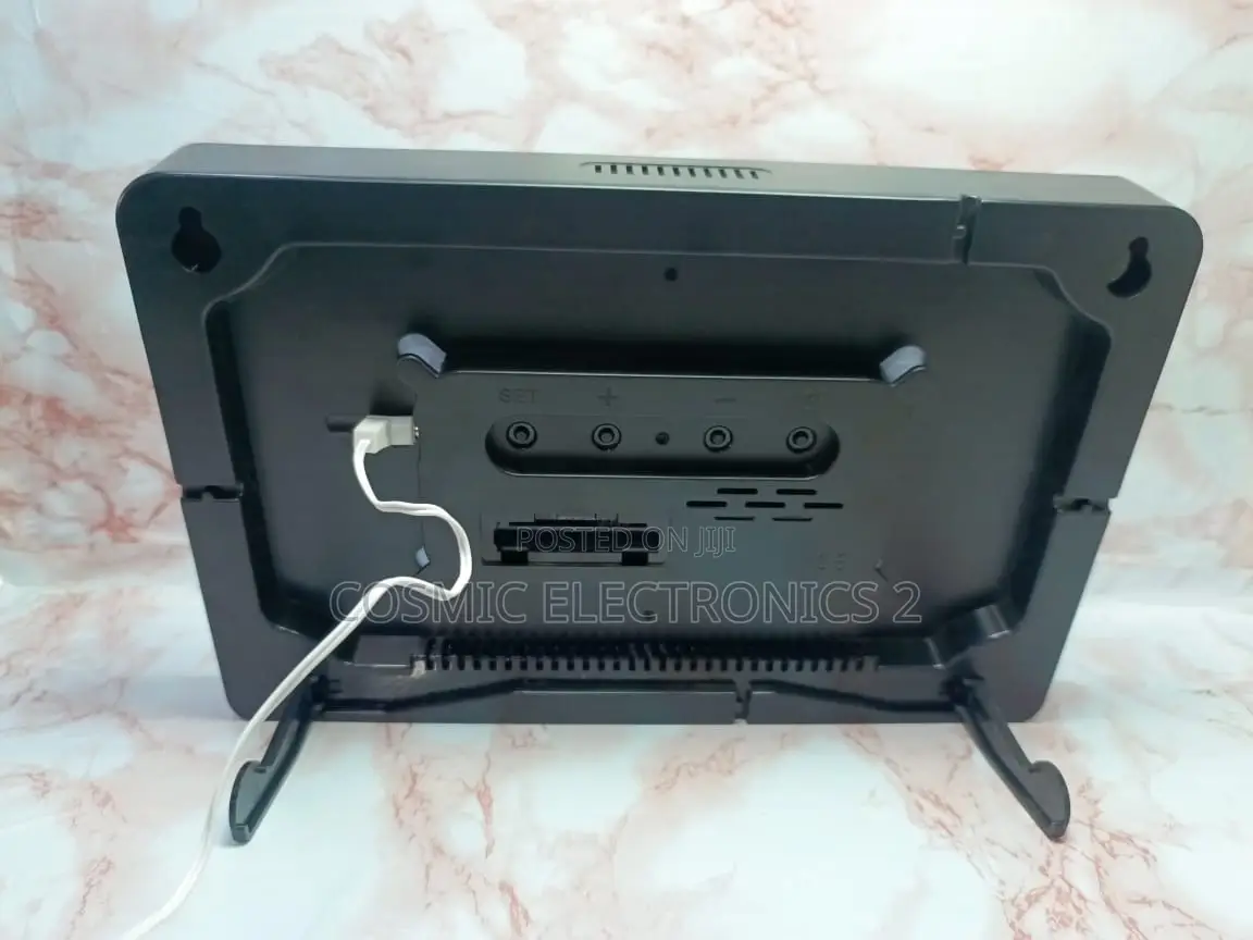 Led Digital Wall Clock With Multi-Functional Display