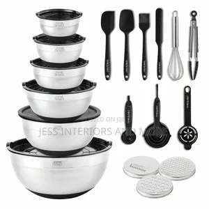 Photo - 32 Piece Stainless Steel Mixing Bowls