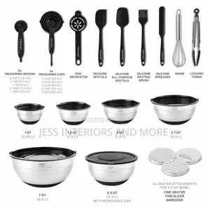 32 Piece Stainless Steel Mixing Bowls