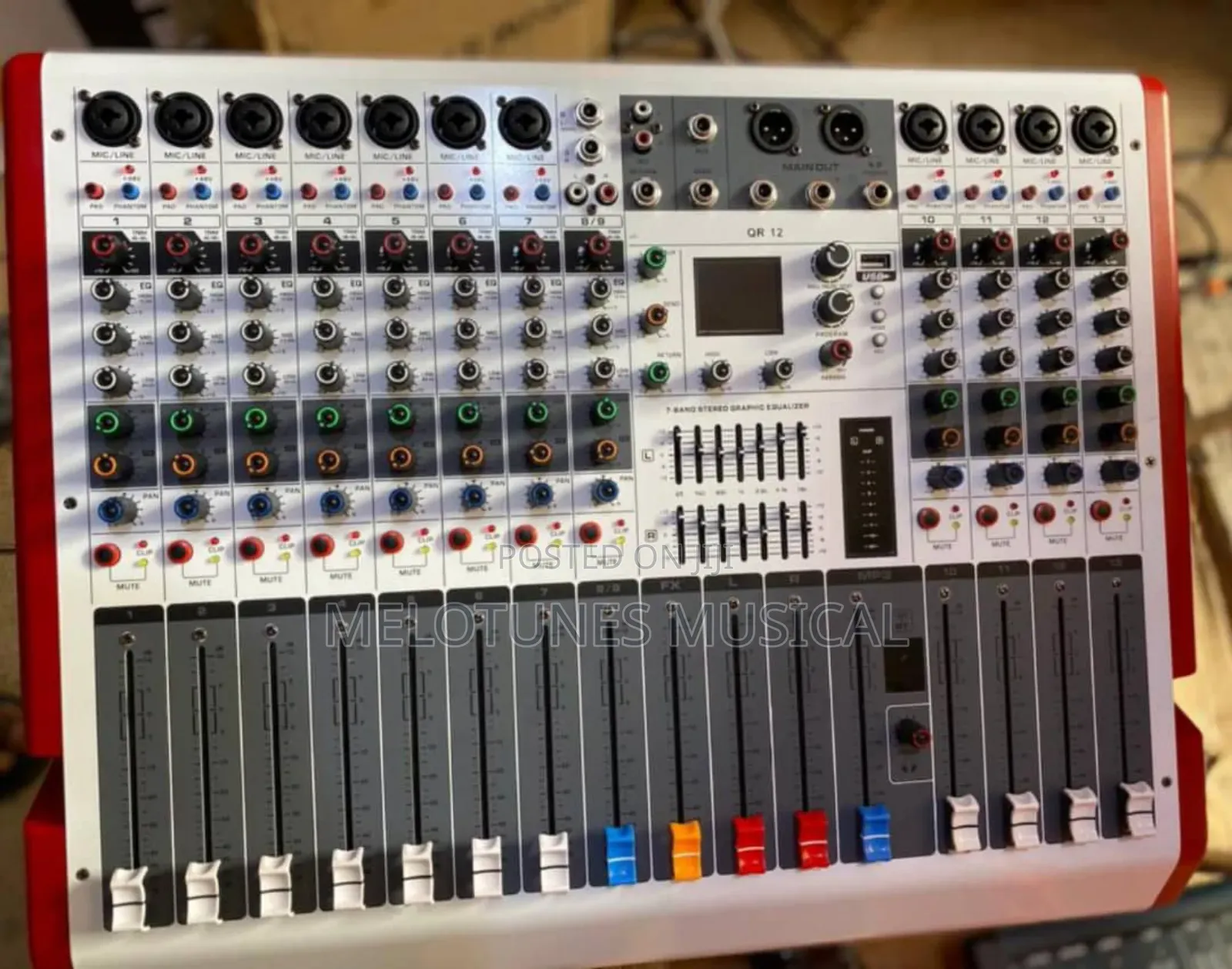 Yamaha Qr-12 12channel Powered Audio Mixer