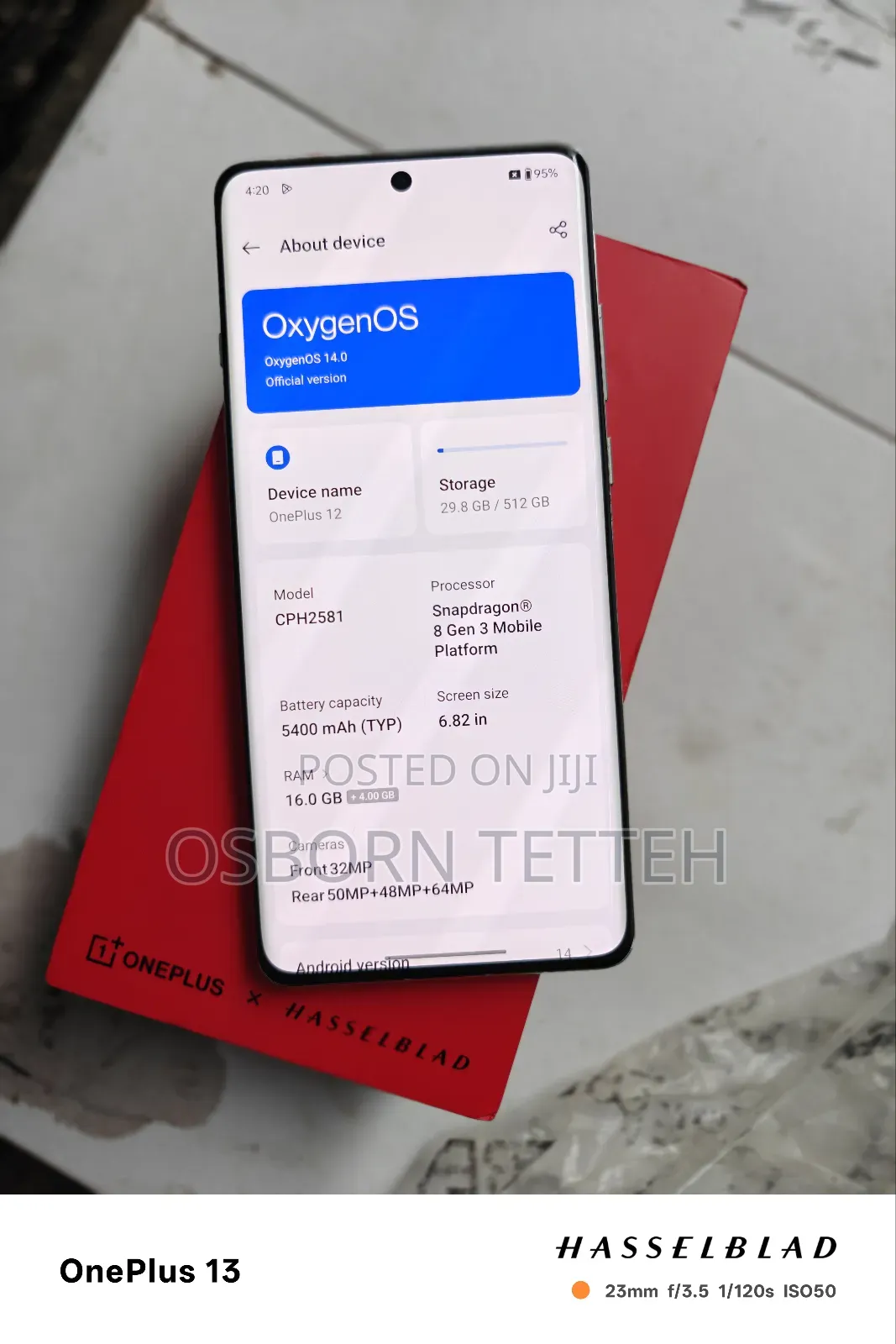 New OnePlus 12 512 GB White