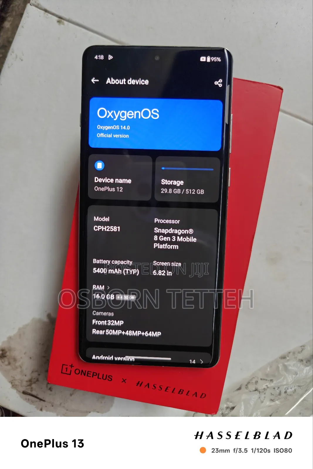 New OnePlus 12 512 GB White