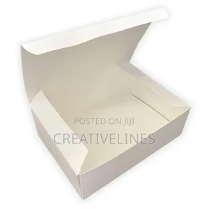 White Cubic Boxes