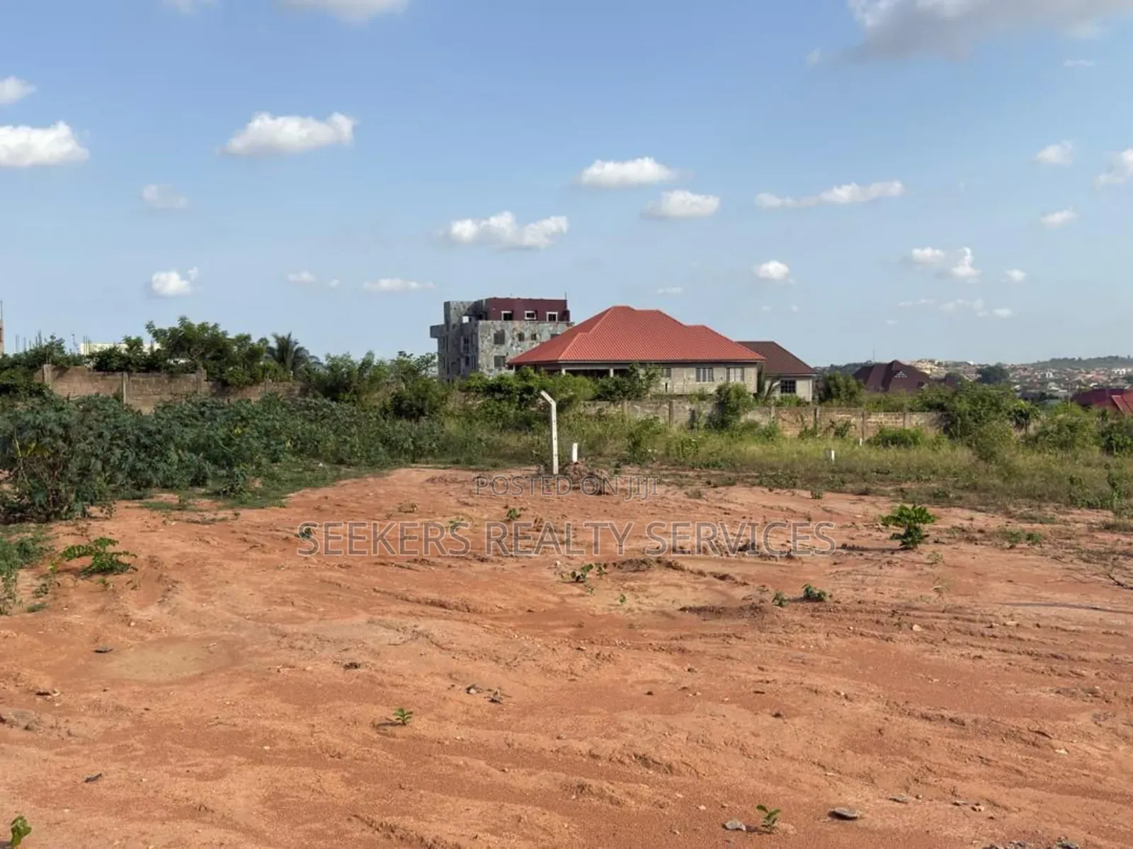 Acres of Demarced Tiled Land for Sale at Oyibi