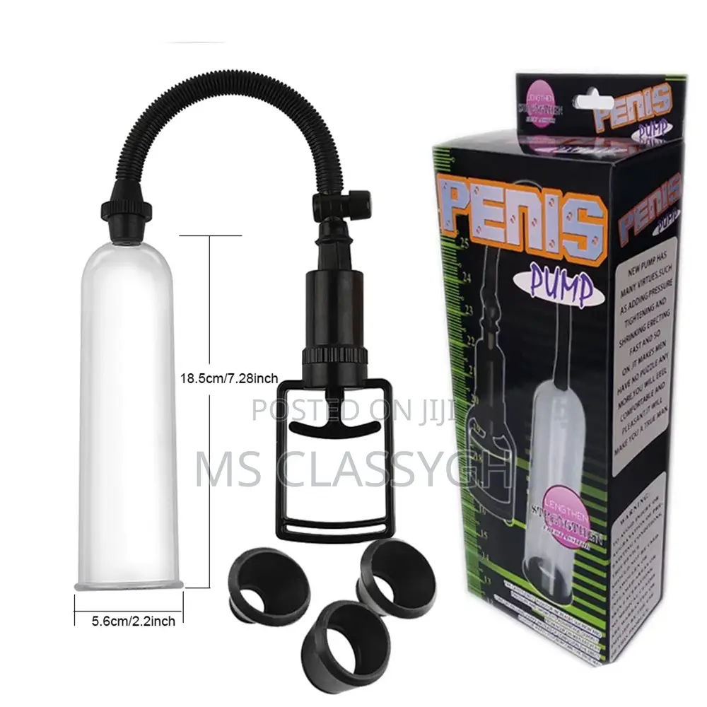 Penis Vacuum Pump With 1pc Realistic Shaft Pump Hand