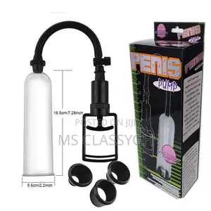 Penis Vacuum Pump With 1pc Realistic Shaft Pump Hand