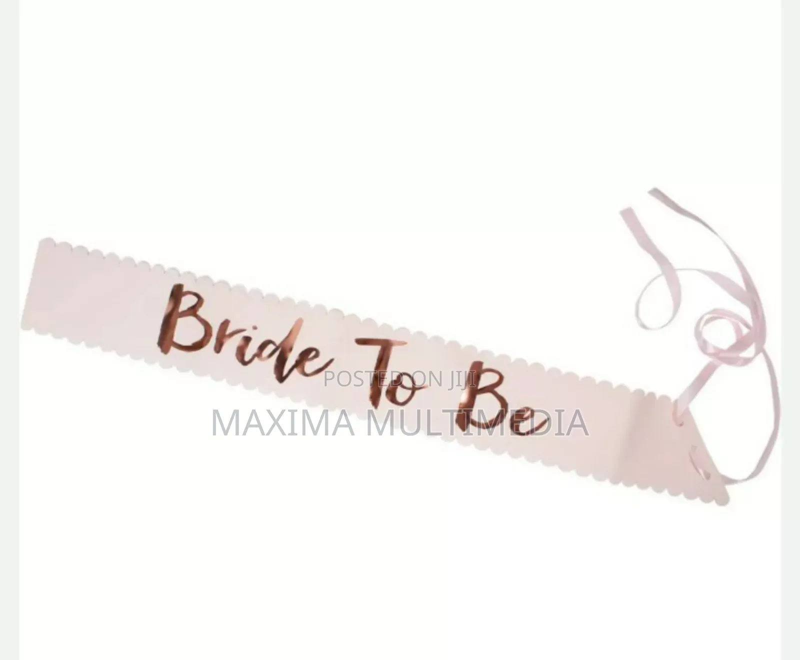 Bride To Be Sash