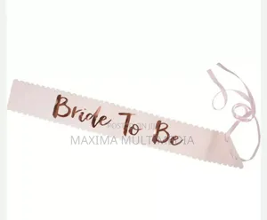 Bride To Be Sash