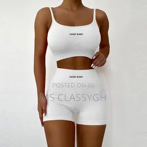 Tank Top Yoga Sports Set Shorts Set Nylon Comfortable