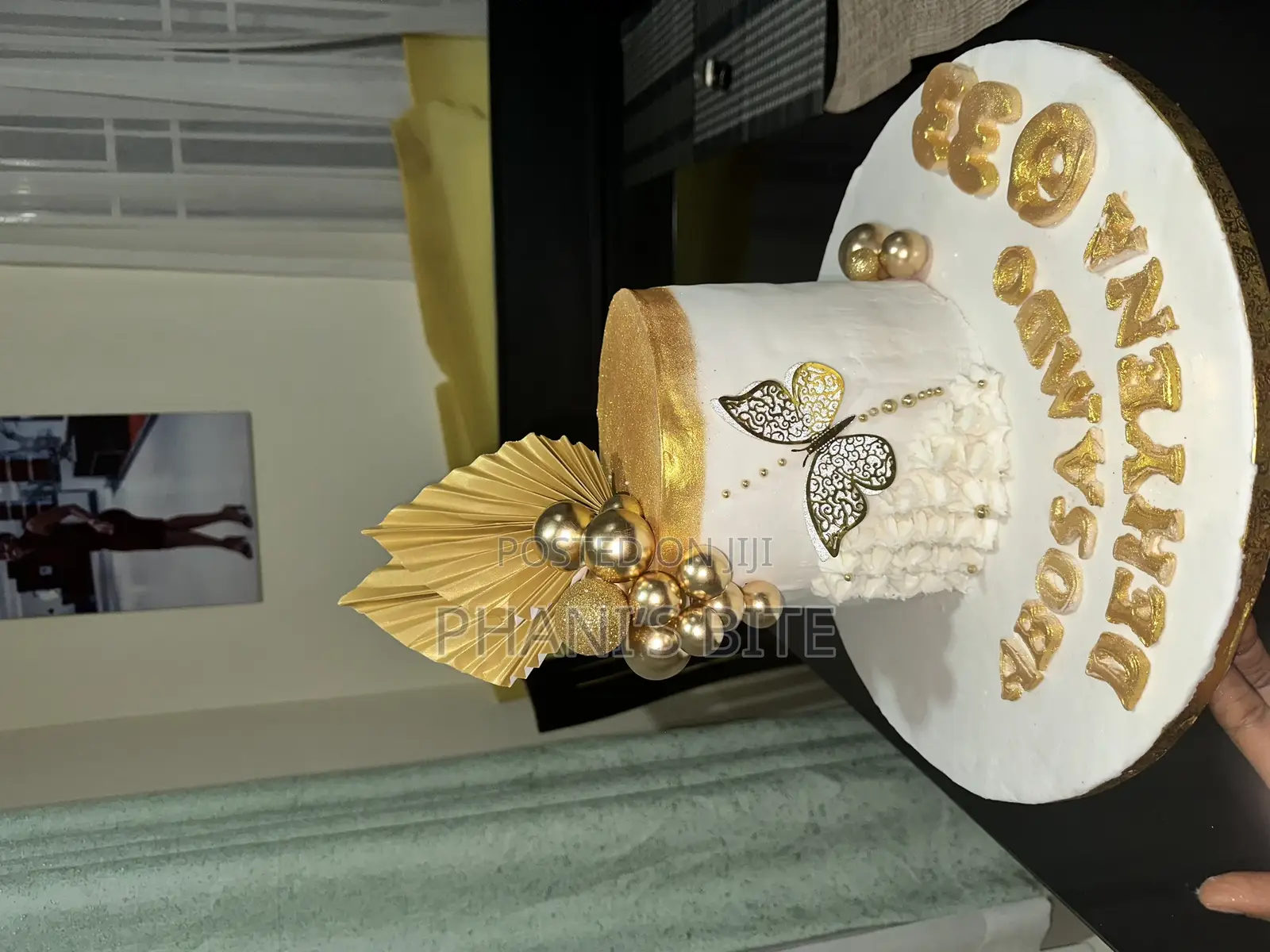 Fondant 3 Layers Size 6 Gold