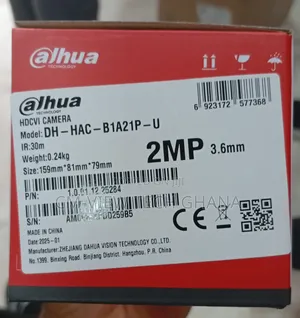 2mp Dahua Analogue Bullet Camera ( Dh-Hac-B1a21p-U)