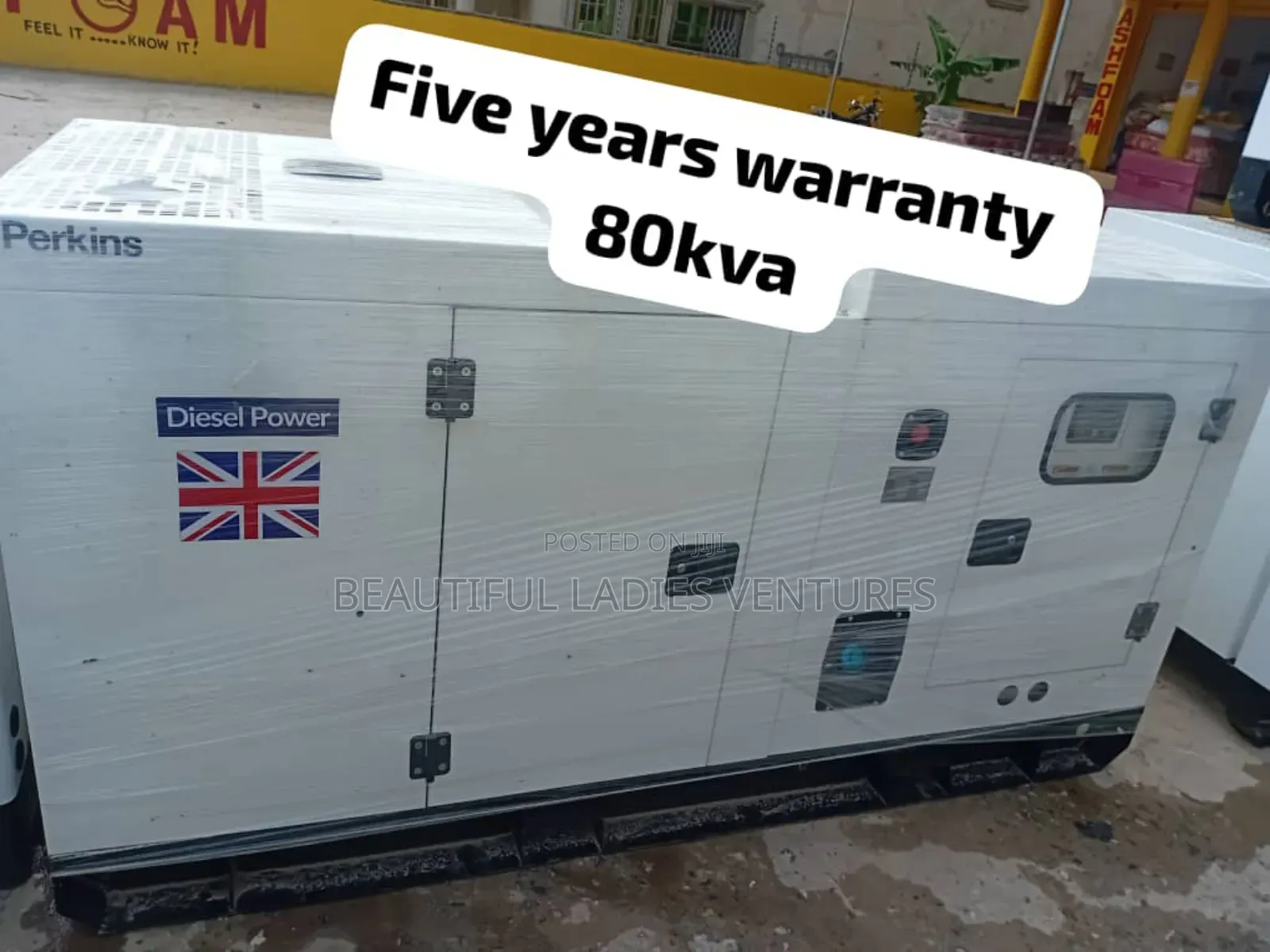 Full Bodied 80kw Perkins Uk Generator 80kva Diesel Perkins