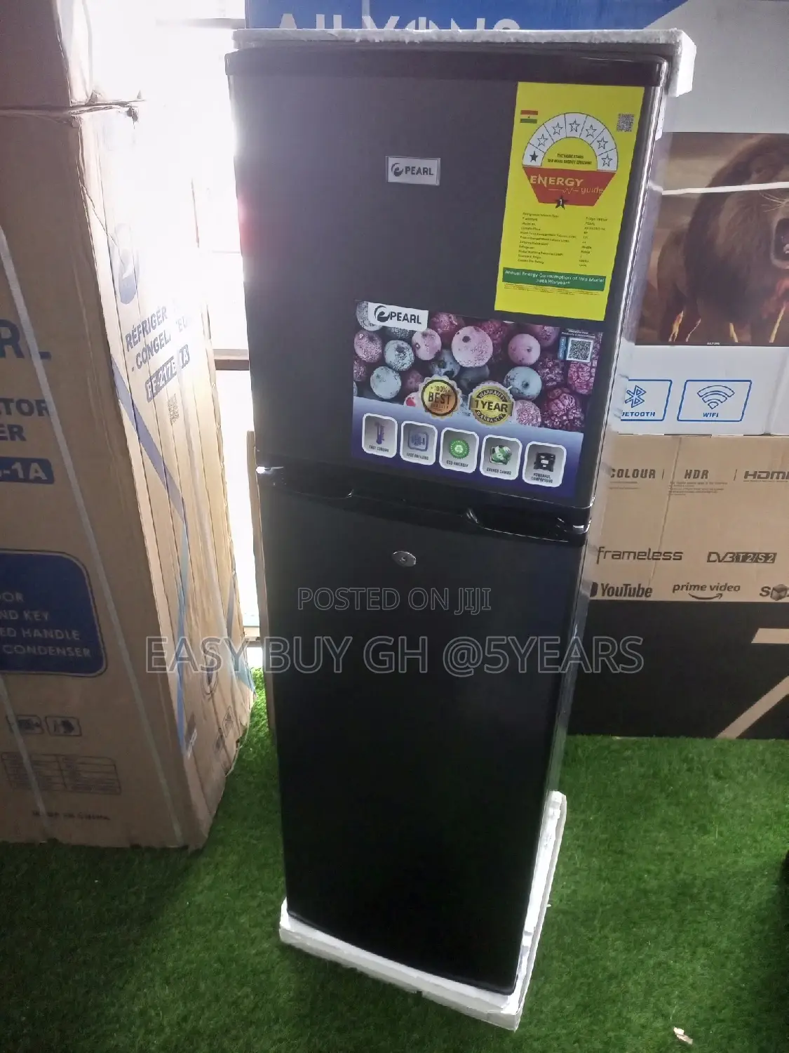 Pearl 156liters Fridge Top Freezer