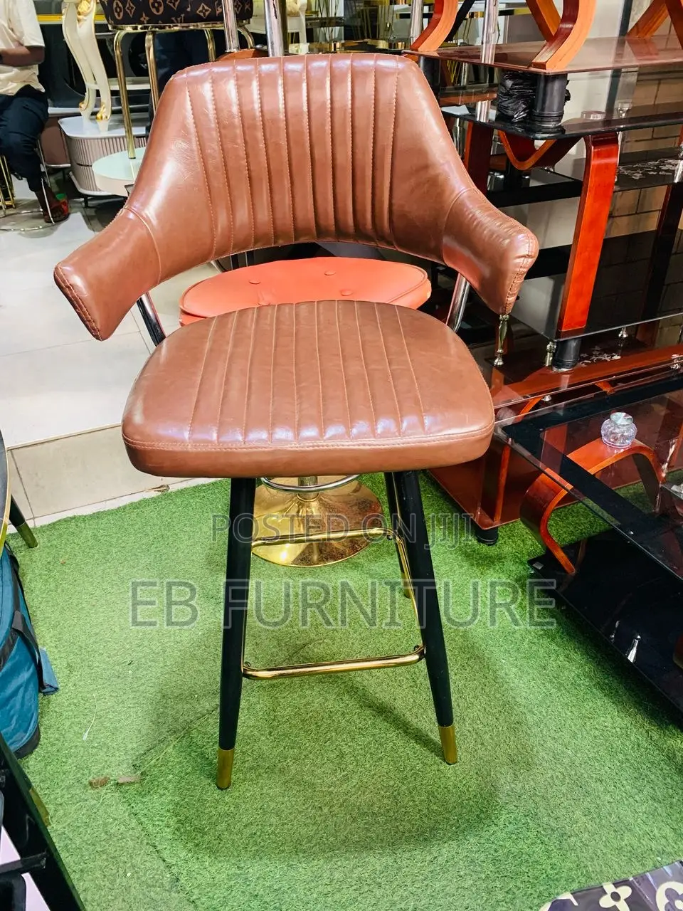 Leather Bar Chair