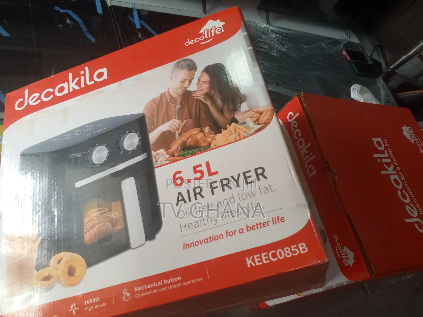 Blissful Keec085b Decakila 6.5l Air Fryer Set