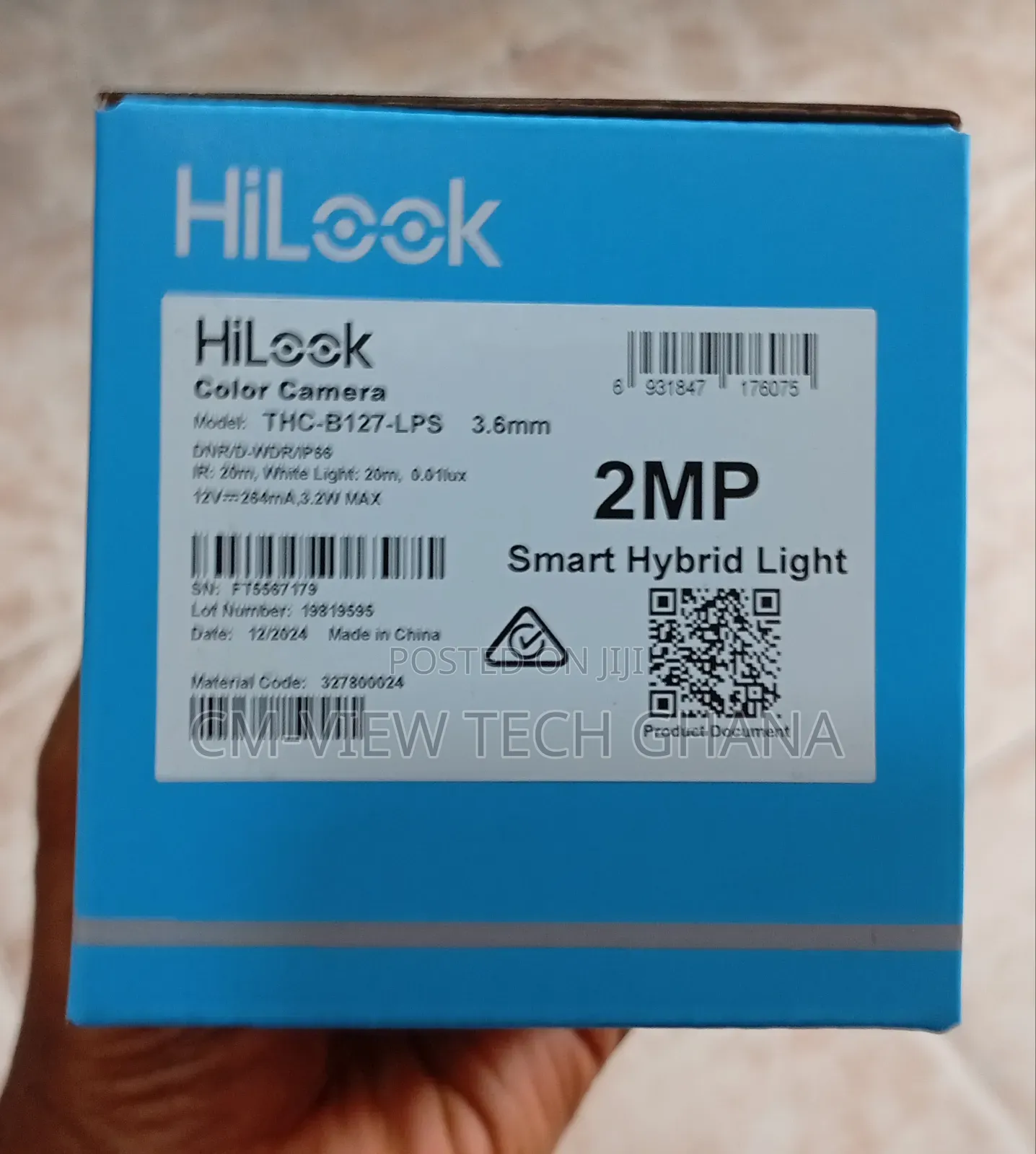 Hilook 2mp Smart Hybrid Light Bullet Analogue Camera