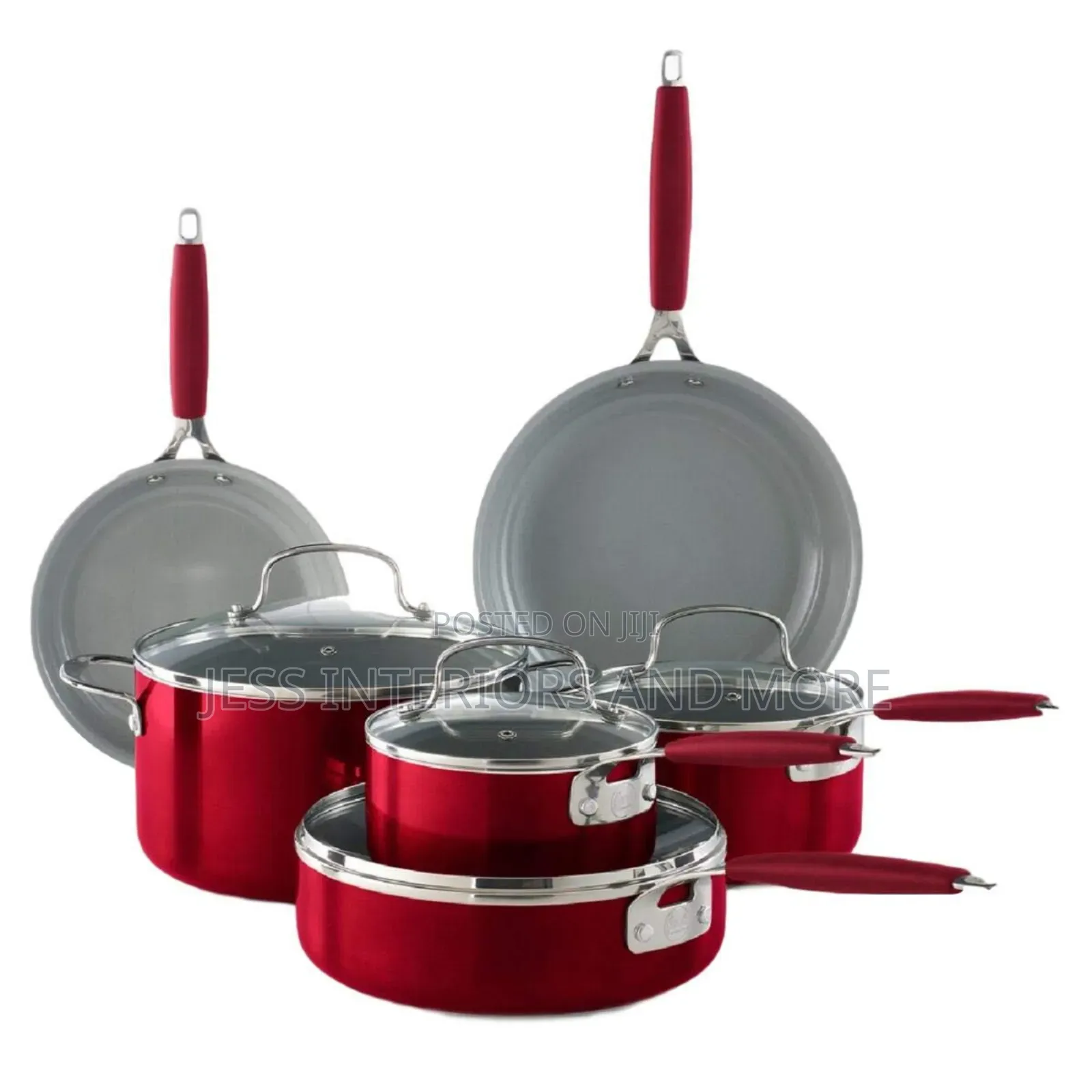 Food Network 10-Pc. Nonstick Ceramic Cookware