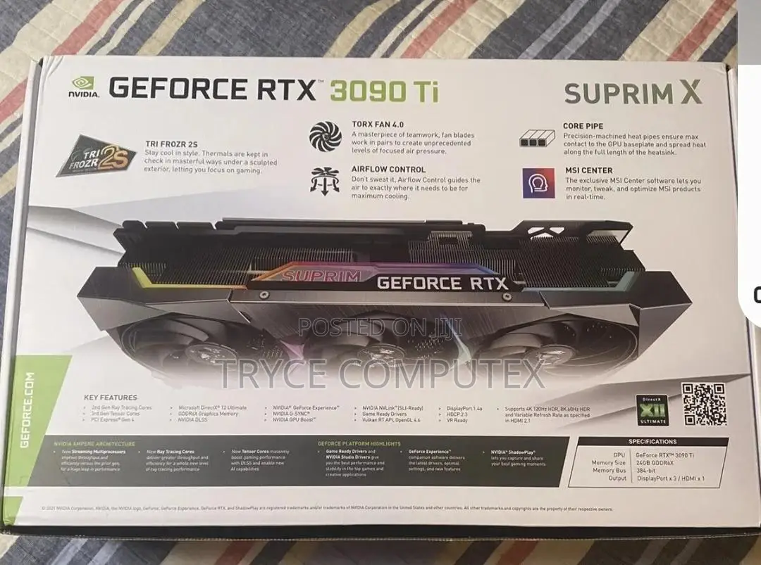 Msi Geforce RTX 3090 Ti 24gb Architecture Oc Graphics Card