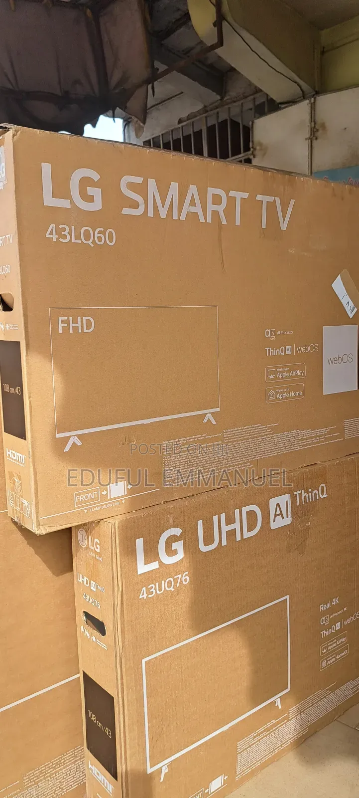 Lg 43" Smart FHD HDR Netflix Youtube Bluetooth Apple Airplay