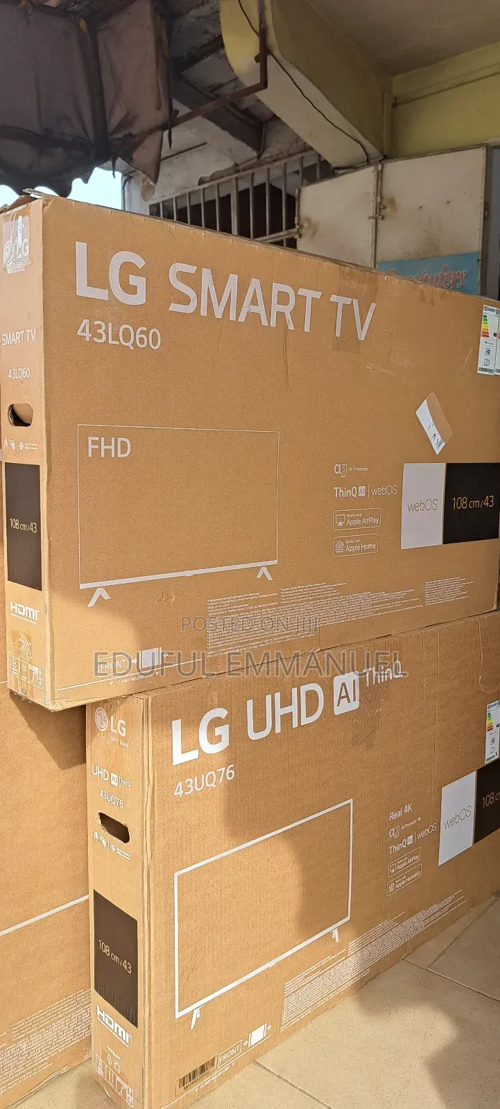 Lg 43" Smart FHD HDR Netflix Youtube Bluetooth Apple Airplay