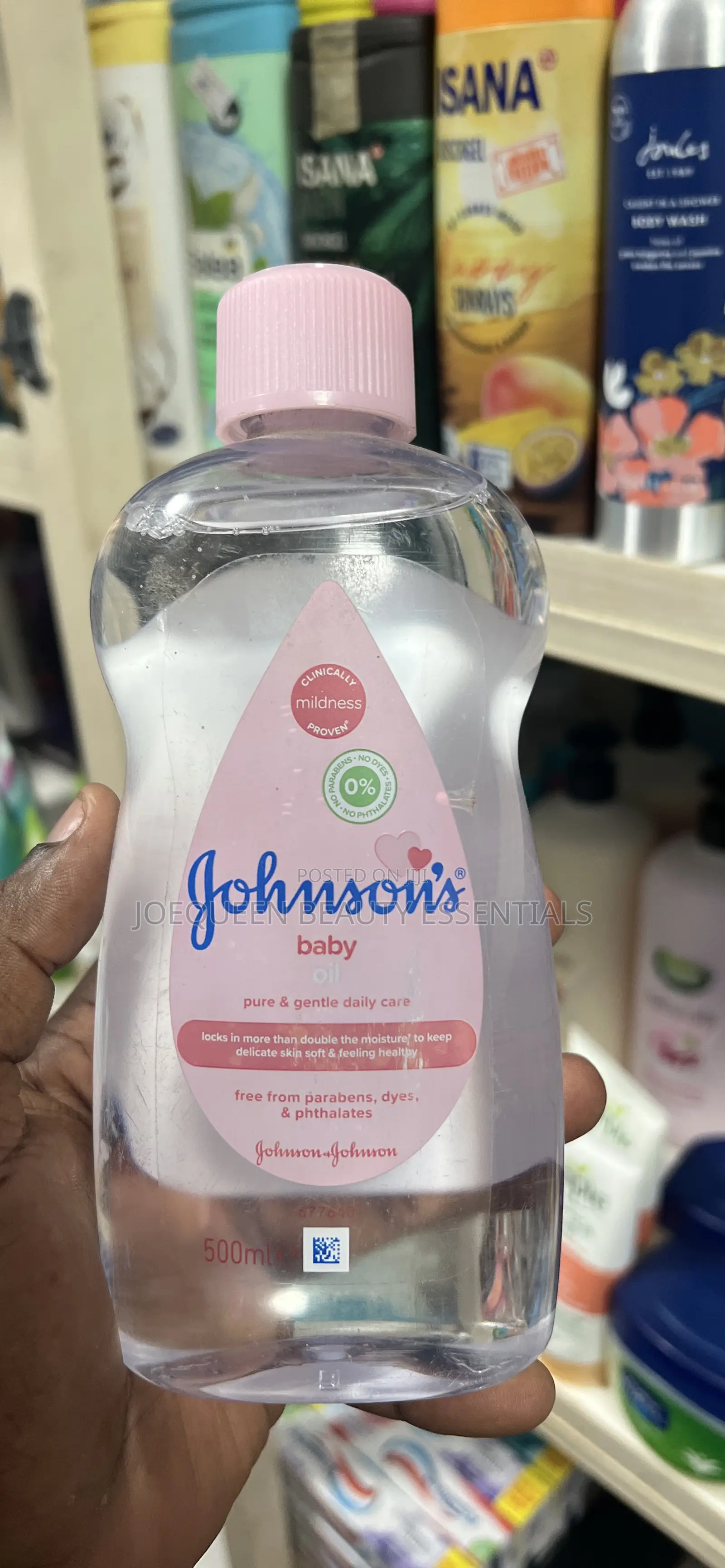 Johnson’S Baby Oil 500ml