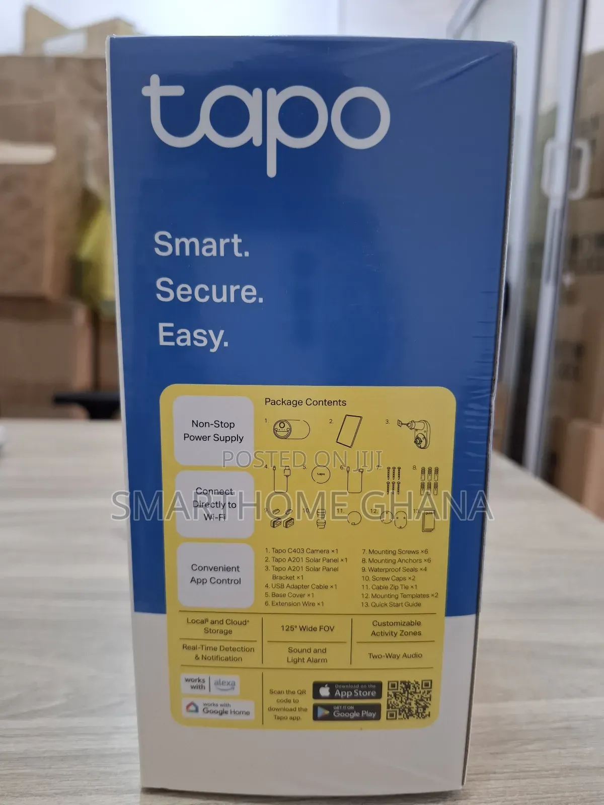 Tapo C403 Solar Powered Wifi Security Camera Kit 1080p