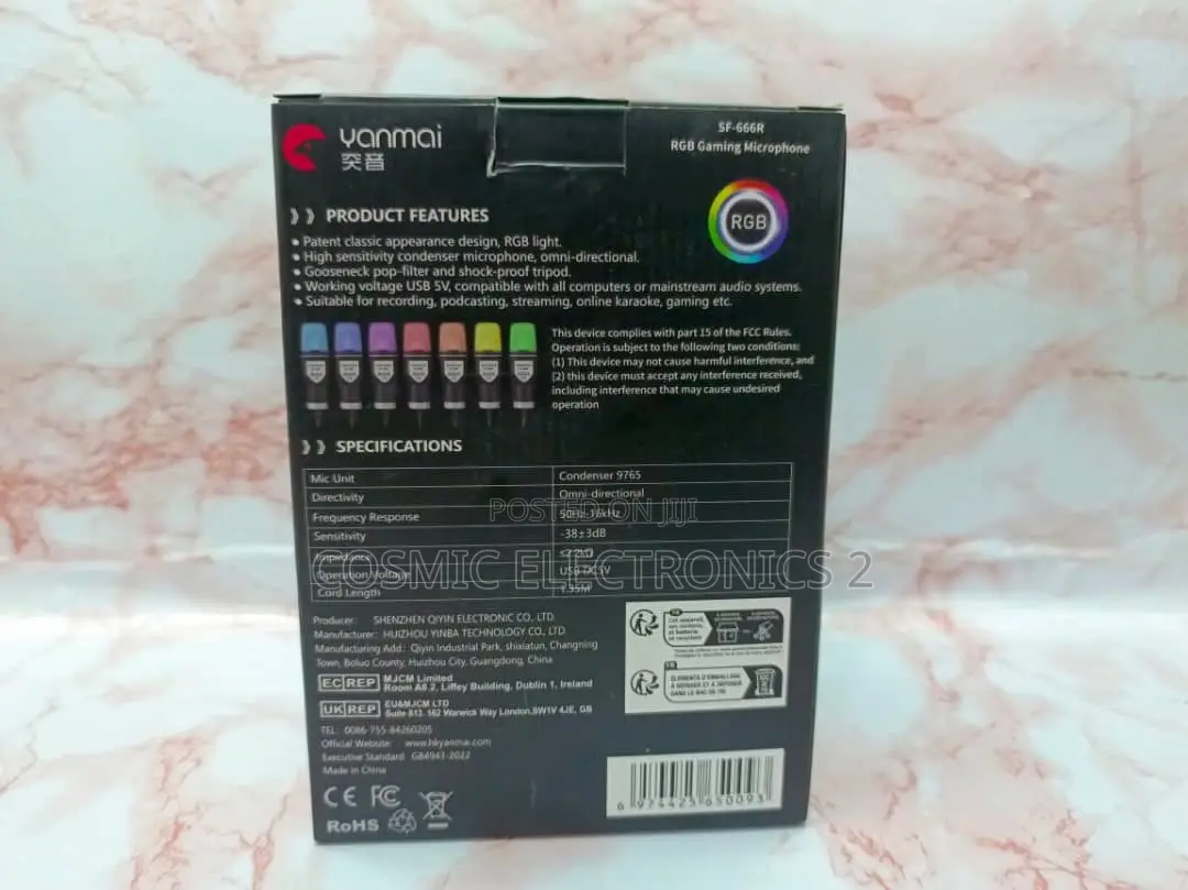 Yanmai RGB Gaming Microphone