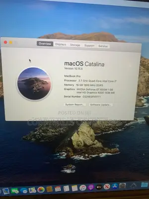 Laptop Apple MacBook 2013 16GB Intel Core I7 SSD 500GB