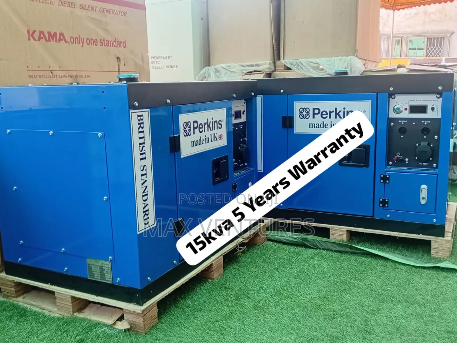 Silent 15kva Perkins Diesel Generator for No Noise Residence