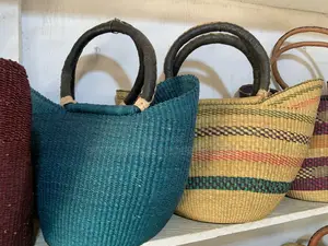 Straw Bag (Hand Woven )