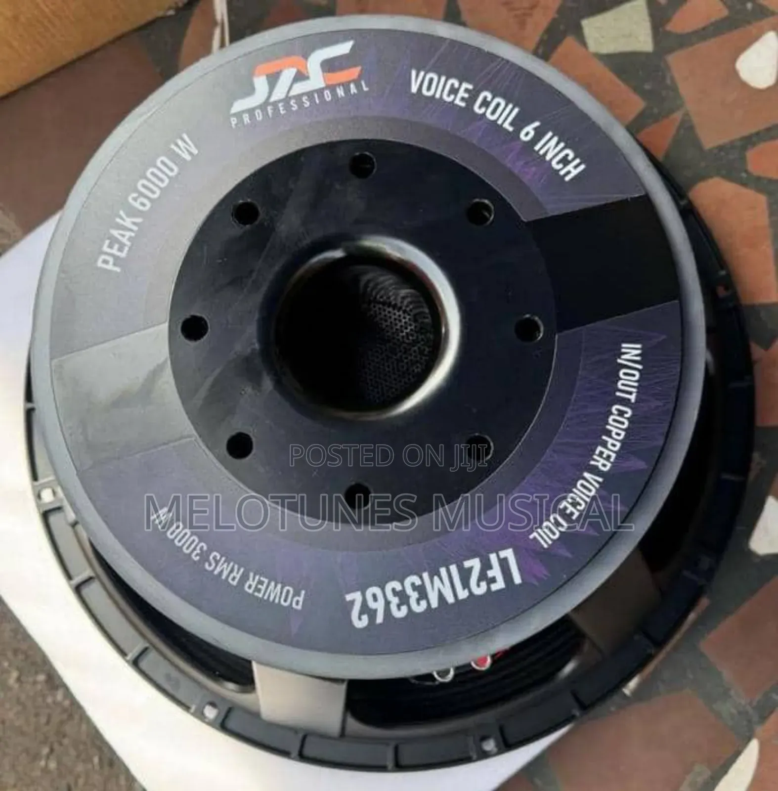 Jac 21inches 6000watt Pair of Naked Speakers