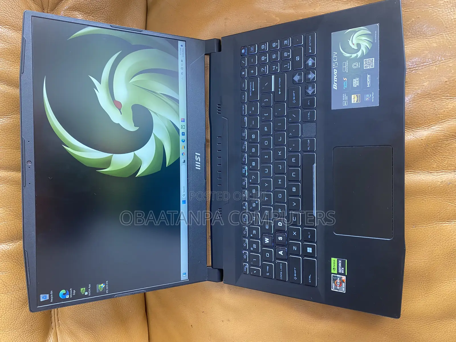 Laptop MSI 16GB AMD Ryzen 5 SSD 512GB