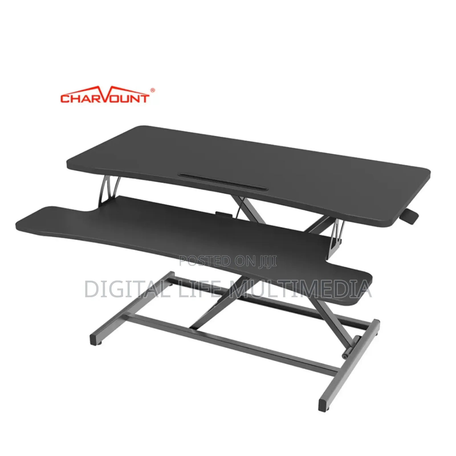 Dual Monitor Desktop Sit Stand Converter