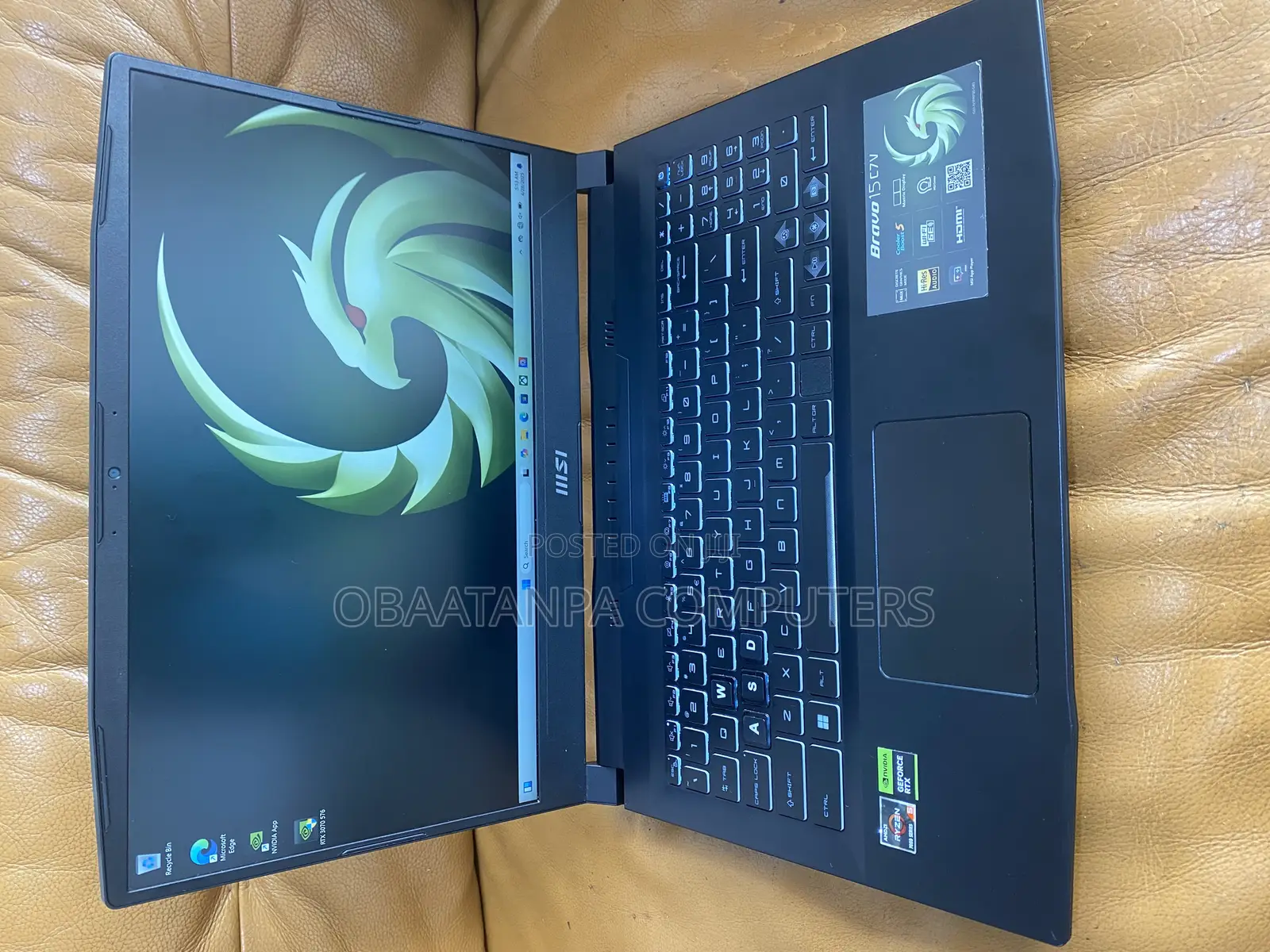 Laptop MSI 16GB AMD Ryzen 5 SSD 512GB