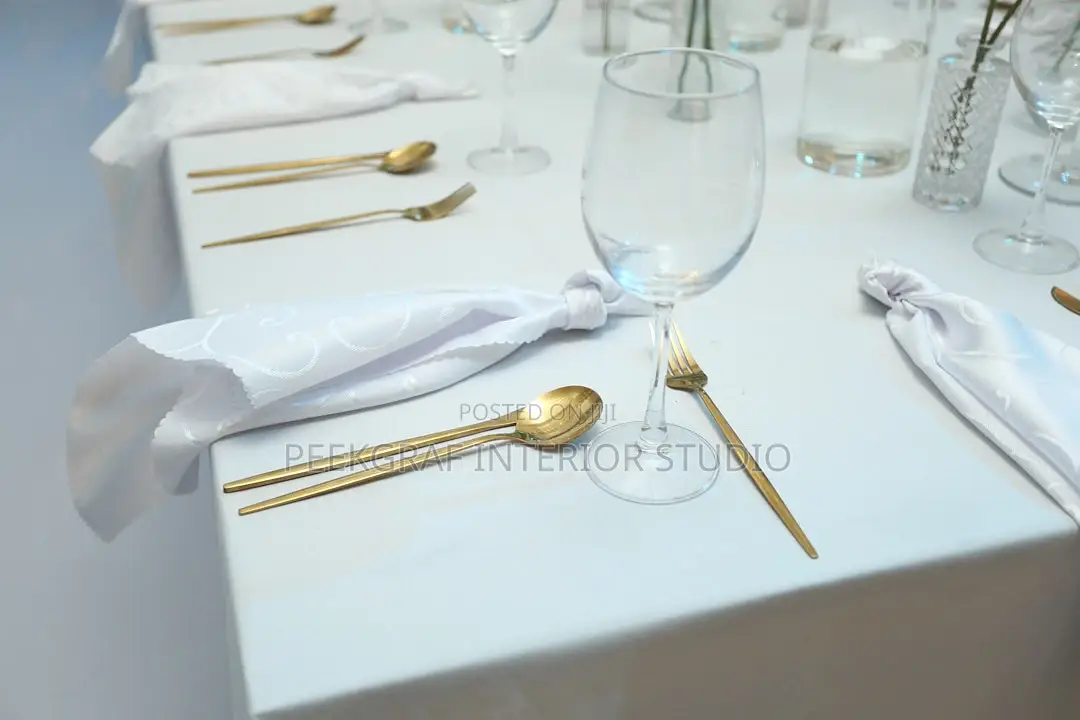 Luxury Gold Cutlery For Rent