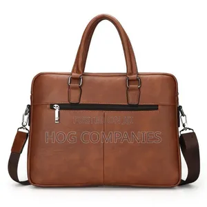 Shoulder Leather Briefcase Laptop Travel Bag -Fast Delivery in 2 Hours