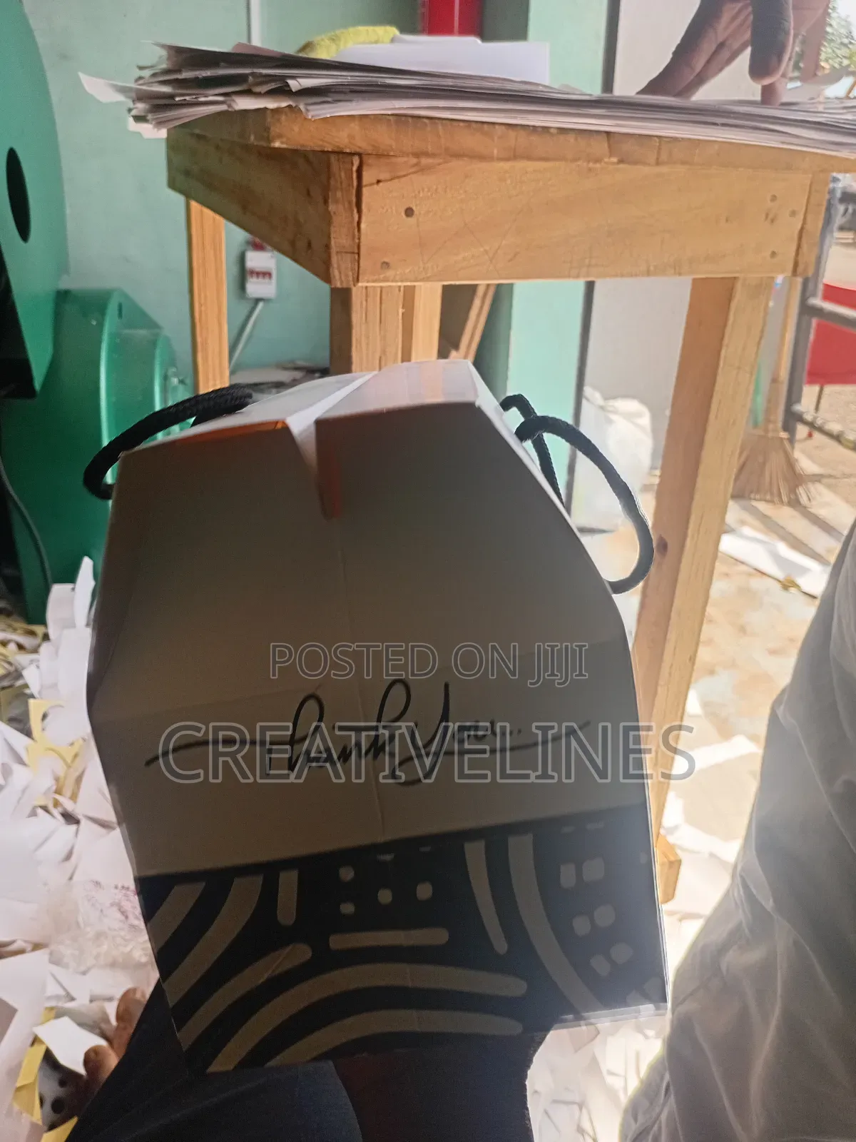 Multi Colored Bag Box