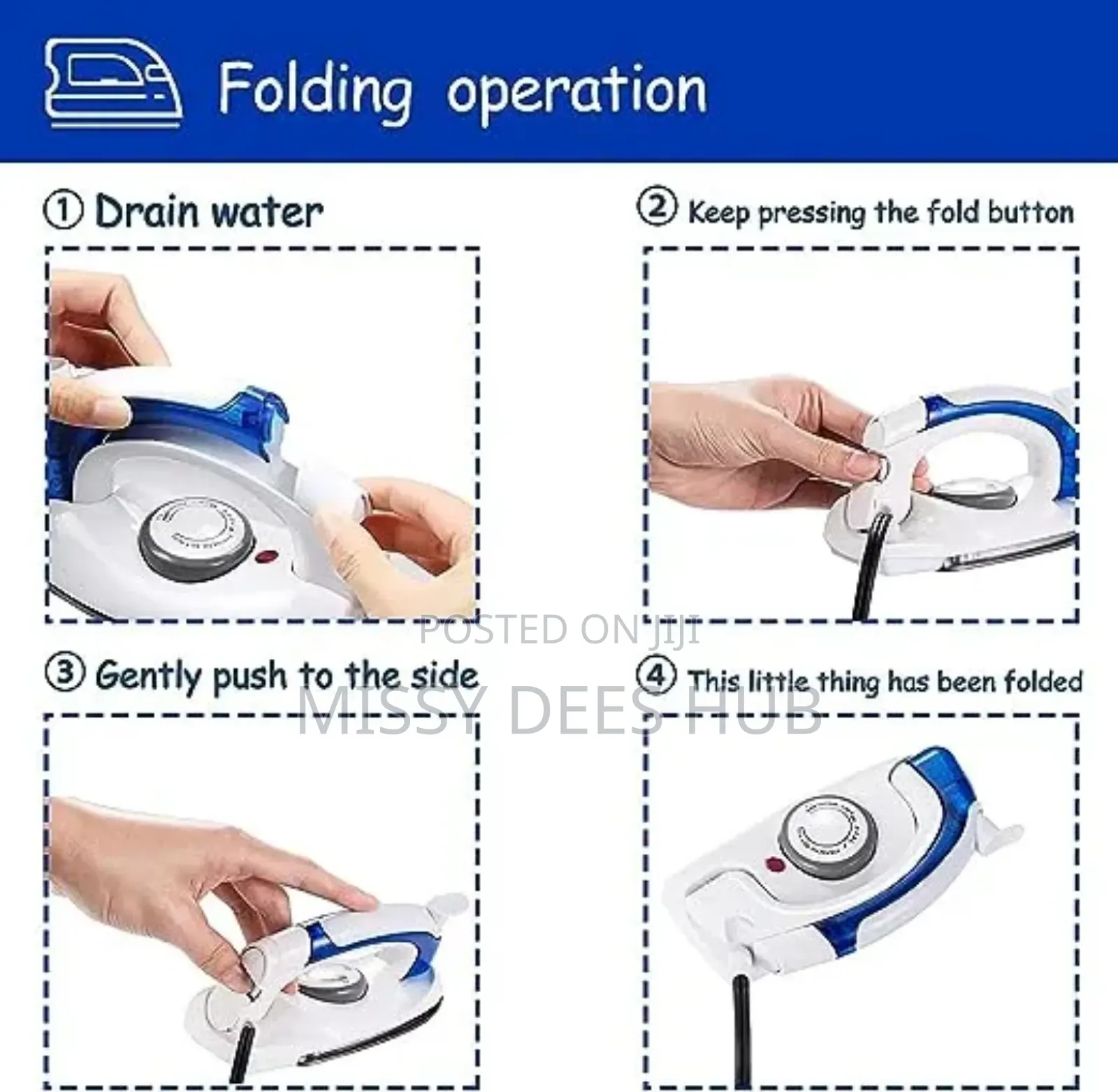 Foldable Travel Iron