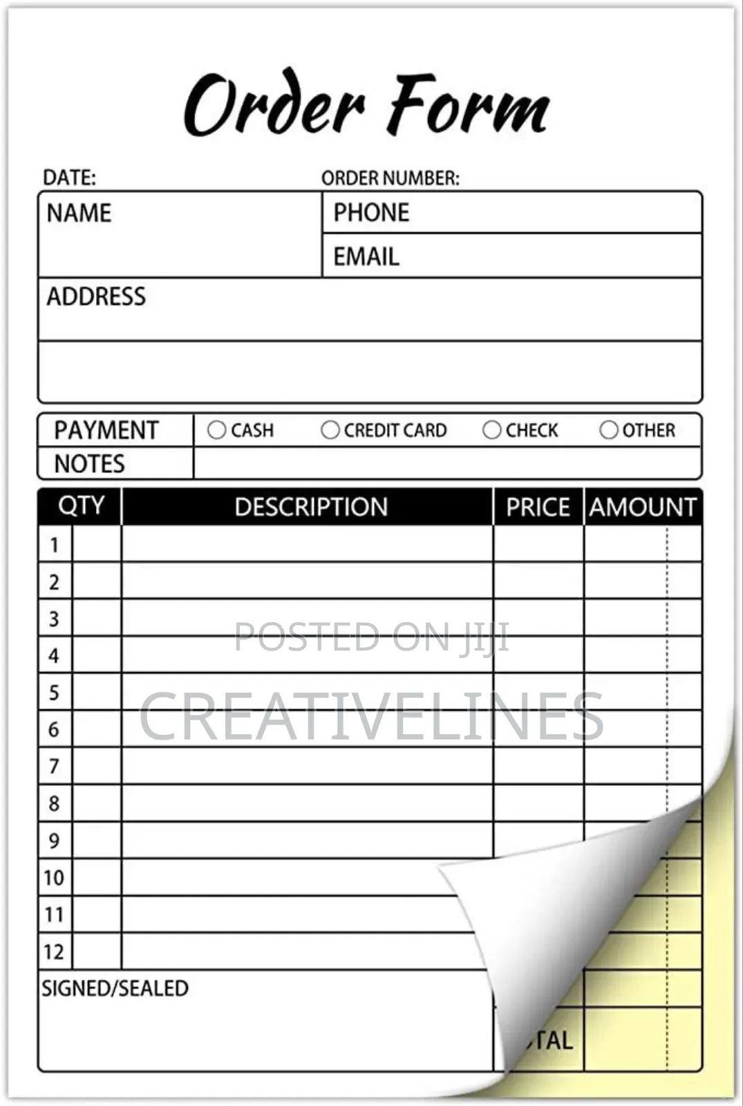 Receipt Invoices