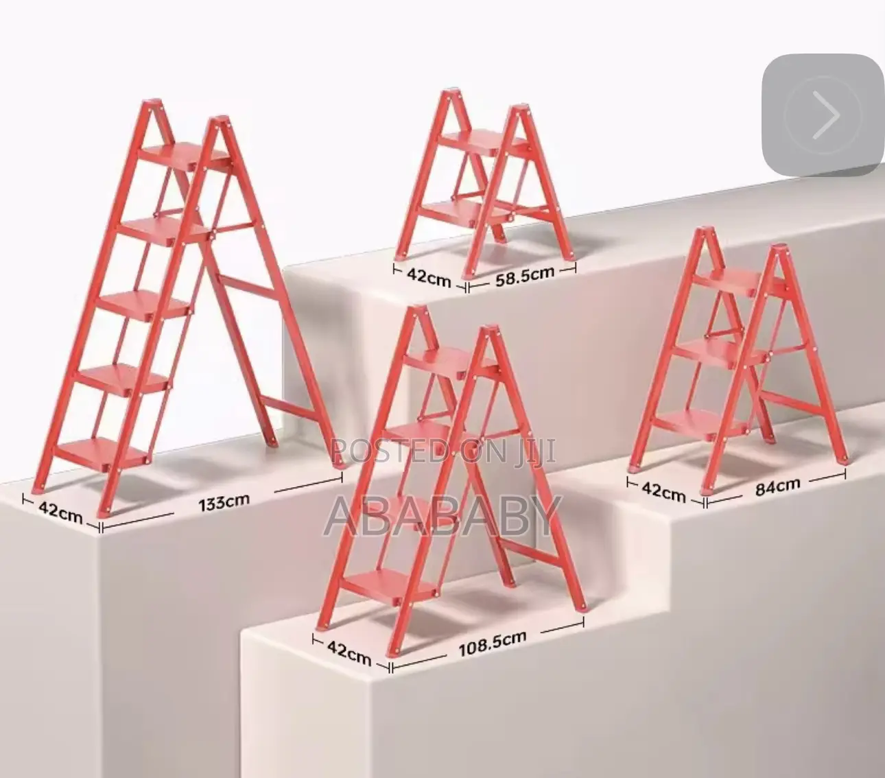 Quality 4-6 Step Foldable Industrial Household Ladder