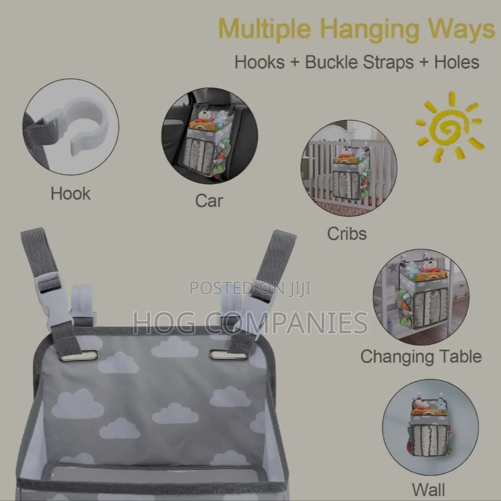 Baby Diaper Caddy Organizer